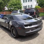 Grey Chevrolet Charger Back Window Tinting