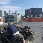 BEFORE - July 2015 - Restaurant - Custom Skylight Replacement - South Boston