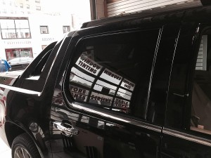 AFTER - May 2015 - Cadillac Escalade right rear door glass