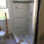 Residential shower enclosure - BEFORE - Boston, MA - July 2015