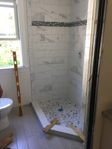 Residential shower enclosure - BEFORE - Boston, MA - July 2015